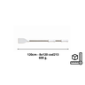 Pa Remo Cabo Inox 120cm Kitplas 213 - 2