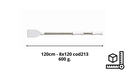 Ver imagem 2 de Pa Remo Cabo Inox 120cm Kitplas 213