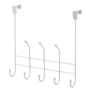 Ver imagem 1 de SUPORTE DE TOALHA C/ 8 GANCHOS PARA PORTA BRANCO - Kit com 2 unid