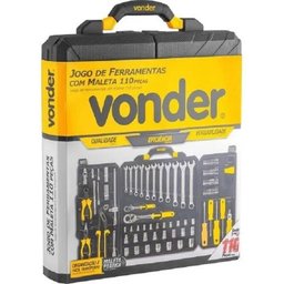 Jogo Ferramentas Caixa Profissional Maleta 110 Peças Vonder 3599000110 - 3
