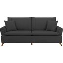 Ver imagem 2 de Sofa 3 Lugares 200 cm Eron Linho Grafite Vazzano