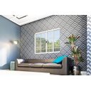 Ver imagem 2 de Janela de Alumínio 4 Folhas com Grade Branca - 1,20x2,00M