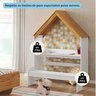 Quarto Infantil com Cama Mesa Casinha e Banco Olívia 100% Mdf Espresso Móveis - 10