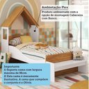 Ver imagem 7 de Quarto Infantil com Cama Mesa Casinha e Banco Olívia 100% MDF Espresso Móveis Branco/Brilho/Amêndoa