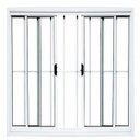 Ver imagem 4 de Janela de Alumínio 4 Folhas com Grade Branca - 1,00x1,20M