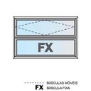 Ver imagem 3 de Vitro Basculante em Alumínio Classic Branca - 0,40 x 0,40