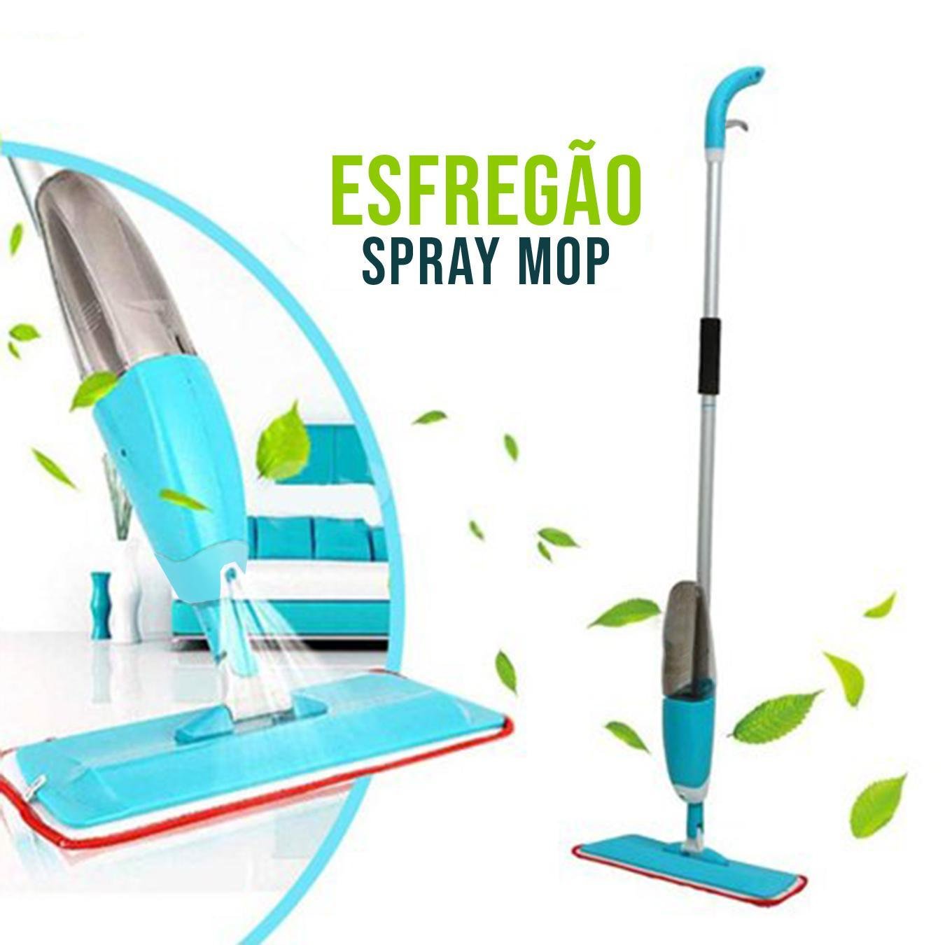 Esfregão Spray Mop com Reservatório de Água Rodo Limpador - 2