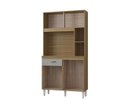 Ver imagem 3 de Armário para Cozinha Kit Duda 90 Cm Damasco Off White