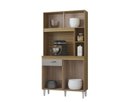Ver imagem 4 de Armário para Cozinha Kit Duda 90 Cm Damasco Off White