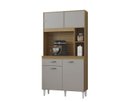 Ver imagem 1 de Armário para Cozinha Kit Duda 90 Cm Damasco Off White