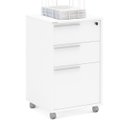 Ver imagem 2 de Gaveteiro Arquivo com Rodízios Maia 3 Gavetas com Chave Branco - Politorno