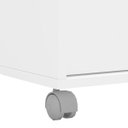 Ver imagem 5 de Gaveteiro Arquivo com Rodízios Maia 3 Gavetas com Chave Branco - Politorno