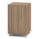 Ver imagem 4 de Gaveteiro Arquivo com Rodízios Maia 3 Gavetas com Chave Castanho - Politorno