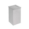 Lixeira em Aço Inox 50l Basculante Quadrada - 1