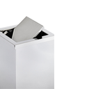 Ver imagem 5 de Lixeira em Aço Inox 50l Basculante Quadrada