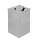 Ver imagem 2 de Lixeira em Aço Inox 50l Basculante Quadrada