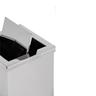 Lixeira em Aço Inox 50l Basculante Quadrada - 3