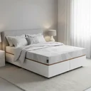 Ver imagem 1 de Cama Box com Colchão Ortopédico de Espuma D33 a Vácuo Sonno Full - Lucas Home - Queen