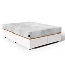 Ver imagem 2 de Cama Box com Colchão Ortopédico de Espuma D33 a Vácuo Sonno Full - Lucas Home - Queen