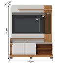 Ver imagem 2 de Home para Tvs 65" com 2 Portas Lia Off White Matte Freijó