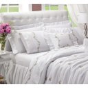 Ver imagem 1 de Kit Cobre Leito Bouquet Queen - 06 Peças:branco