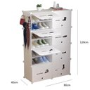 Ver imagem 5 de Armario Modular Prateleiras Organize Sapatos Brinquedo Roupa
