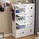 Ver imagem 7 de Armario Modular Prateleiras Organize Sapatos Brinquedo Roupa