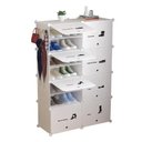 Ver imagem 1 de Armario Modular Prateleiras Organize Sapatos Brinquedo Roupa