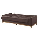 Ver imagem 3 de Sofá Cama 2 Lugares Living M-157 Veludo Martins Marrom
