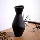 Ver imagem 2 de Vaso Decorativo Preto em Cerâmica 26x12cm - D’Rossi