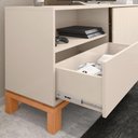 Ver imagem 7 de Bancada Rack para Tv até 55 Polegadas Jace Marrom Caemmun