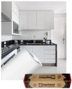 Ver imagem 1 de Adesivo para Envelopamento Armário de Cozinha 50cm X 2m:branco Fosco
