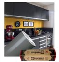 Ver imagem 1 de Adesivo para Envelopamento Armário de Cozinha 50cm X 2m:cinza Escuro