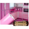Adesivo Para Envelopamento Armário De Cozinha 50cm X 2m:Rosa Claro - 1