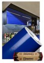 Ver imagem 1 de Adesivo para Envelopamento Armário de Cozinha 50cm X 2m:azul Marinho