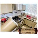 Ver imagem 1 de Adesivo para Envelopamento Armário de Cozinha 50cm X 2m:bege