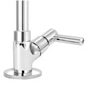 Ver imagem 5 de Torneira Lavatório Banheiro Bica Móvel Luxo 1/4v Metal Preço:prateado/cromado