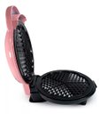 Ver imagem 1 de Máquina Waffle 110v Antiaderente 5 Formas Coração 700w:rosa