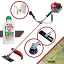 Ver imagem 1 de Cortador de Grama Anmax Cg430-p Tb À Gasolina 43cc 2hp Roçadeira Profissional + Óleo Stihl