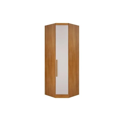 Módulo de Quarto Rizon Closet de Canto Oblíquo -linea C- 1 Porta Cumaru-fendi 25 - Novo Horizonte