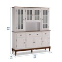 Ver imagem 4 de Cristaleira Arca e Oratório Hannover 8 Portas 3 Gavetas com Nicho e Pés Luiz Xv