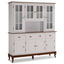 Ver imagem 1 de Cristaleira Arca e Oratório Hannover 8 Portas 3 Gavetas com Nicho e Pés Luiz Xv