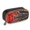 Kit Mochila Rodinhas Lancheira Estojo Duplo Homem Aranha Spider Dark Aranha Miles - 3