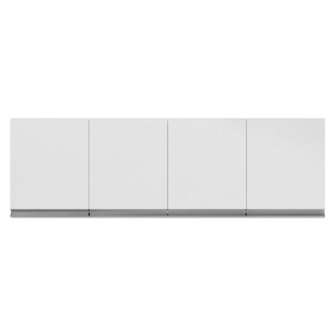 Armário Aéreo Andréia 150 Cm 4 Portas Branco Ajl
