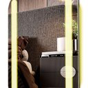 Ver imagem 2 de Espelho Retangular 70x50cm Touch Led 3000k Crys Reduna