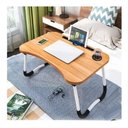 Ver imagem 6 de Mesa de Apoio Retangular Notebook Multiuso Moderno MDF 60cm Amadeirado