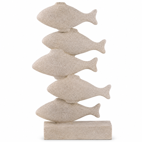 Decoração Peixes Poliresina Luxo Moderno Mart 22821