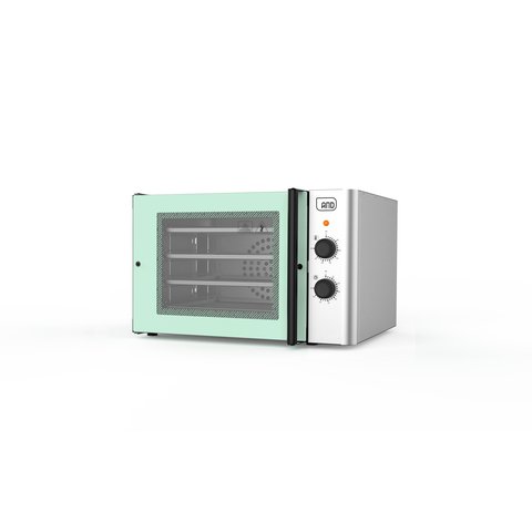 Forno Elétrico Turbo Profissional 4 esteiras 220v Anodilar:Verde