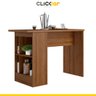 Bancada Ilha Gourmet Cozinha Paola 1 Porta 90 x 135 x 60cm Mdp Mel Branco Pa8350 - Clicklar - 2