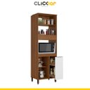 Ver imagem 2 de Torre Quente Para Forno 3 Porta 68 x 214 x 52 Cm MDP Mel Branco PA8300P - ClickLar